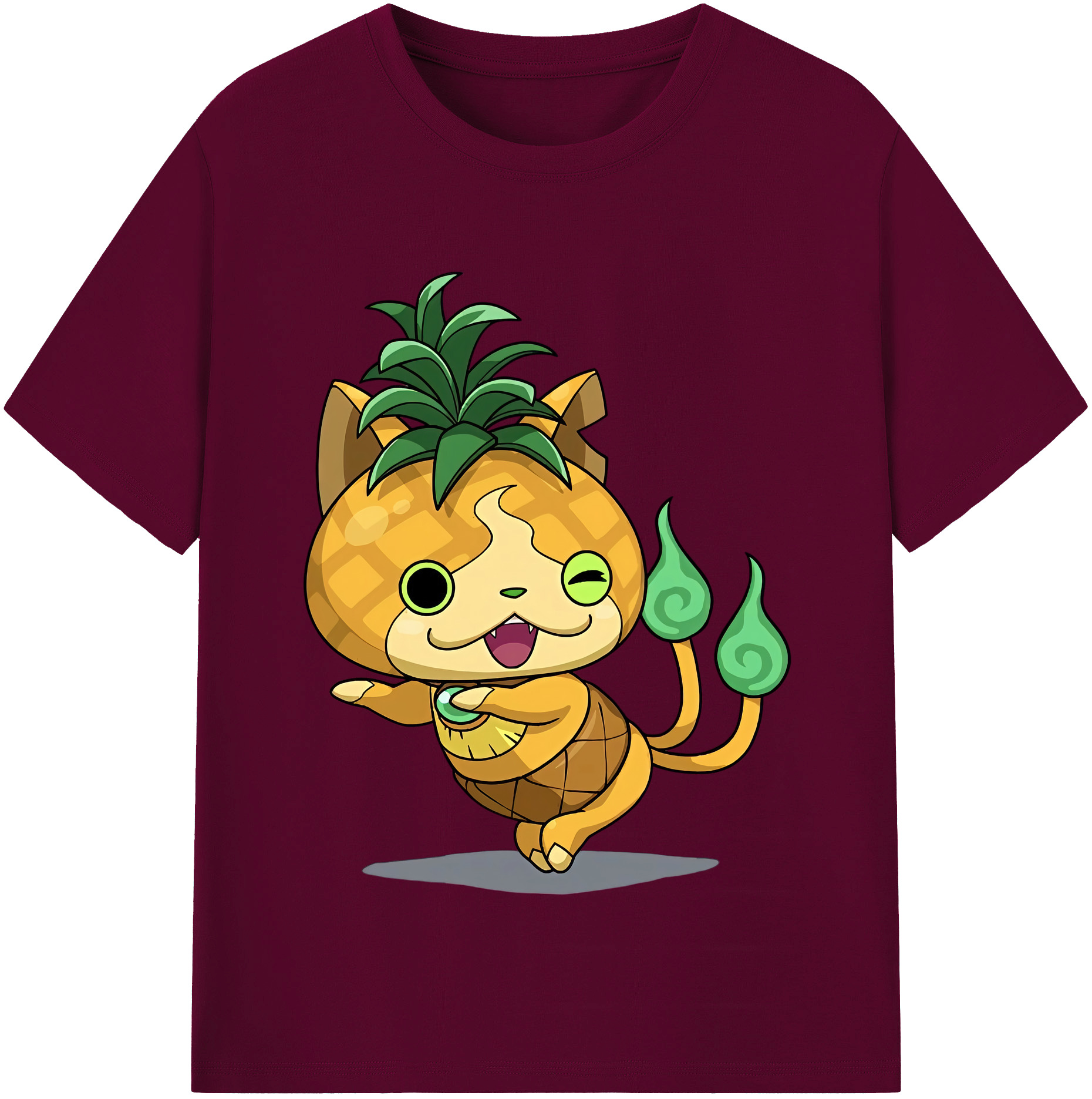 （画像用） 妖怪ウォッチ Yo-kai Watch レディースカジュアルプリントTシャツ（綿100％）